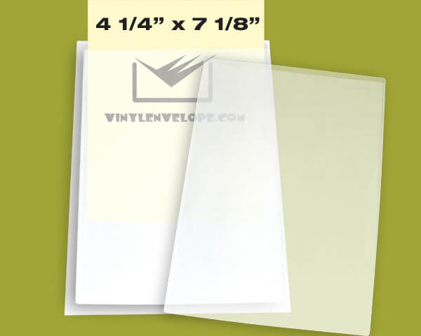 4 1/2" X 7 3/8" Adhesive pouch