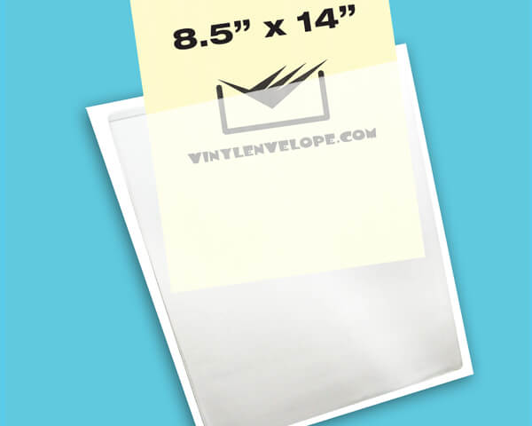 8 3/4" X 14 3/8" Adhesive pouch