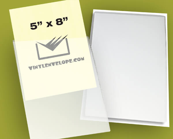 5 1/4" X 8 3/8" Adhesive pouch