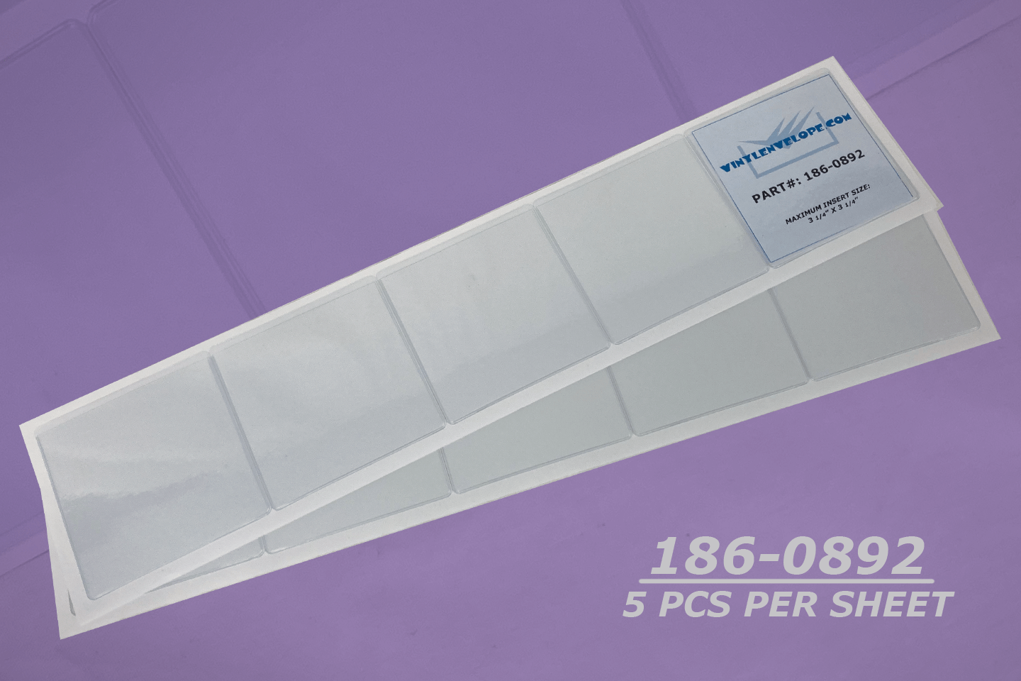3 1/4" X 3 1/4" Adhesive Pouch