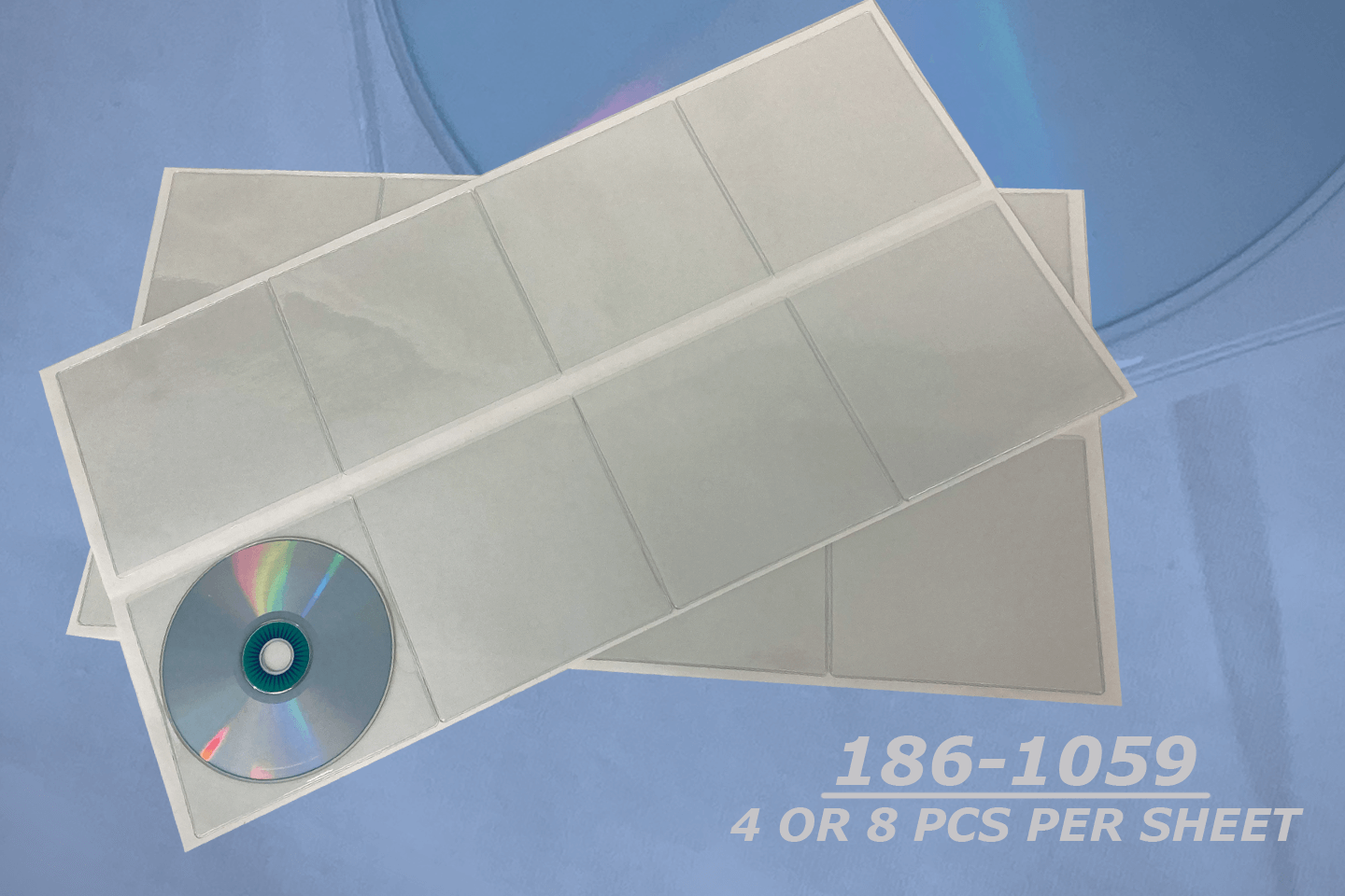 4 3/4" x 4 3/4" Adhesive CD Pouch