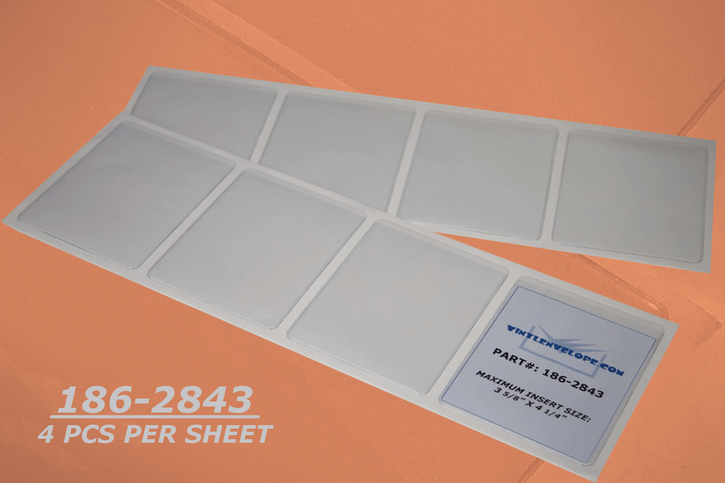 3 5/8" x 4 1/2" Adhesive Pouch