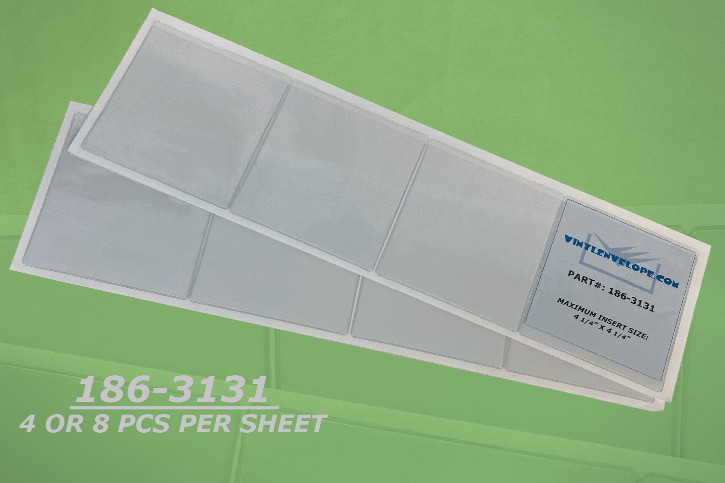 4 1/8" X 4 3/8" Adhesive Pouch