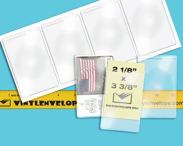 2 1/2" x 4" Adhesive pouch