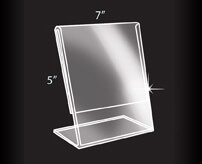 5" x 7" Slanted sign holder