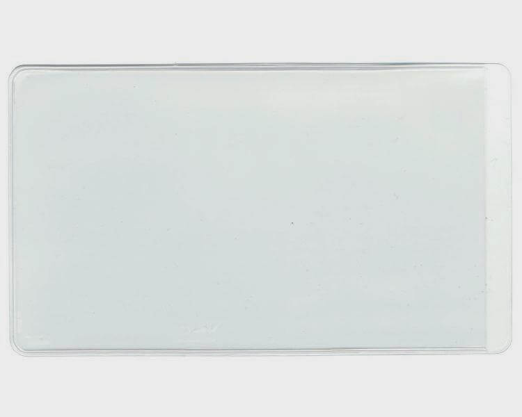 2 5/8" x 4 1/2" clear pouch