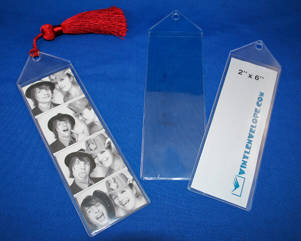 2" x 6" Bookmark or Photo Strip Sleeve