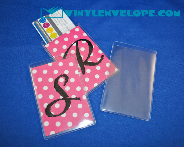 Debit or Credit Card Sleeve w/ extra pocket for decorations