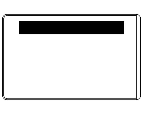 9" X 11 1/2" clear pouch w/ 1 magnet