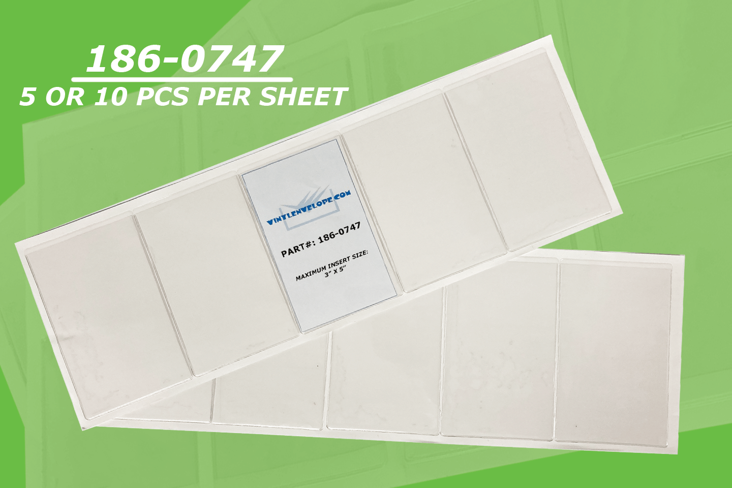 3 1/4" X 5 1/4" Adhesive Pouch