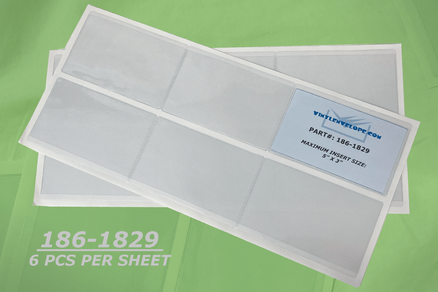 5 1/4 X 3 3/8" Adhesive vinyl envelope