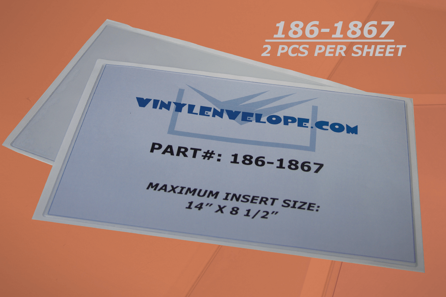 14 3/8" x 8 3/4" Adhesive Pouch