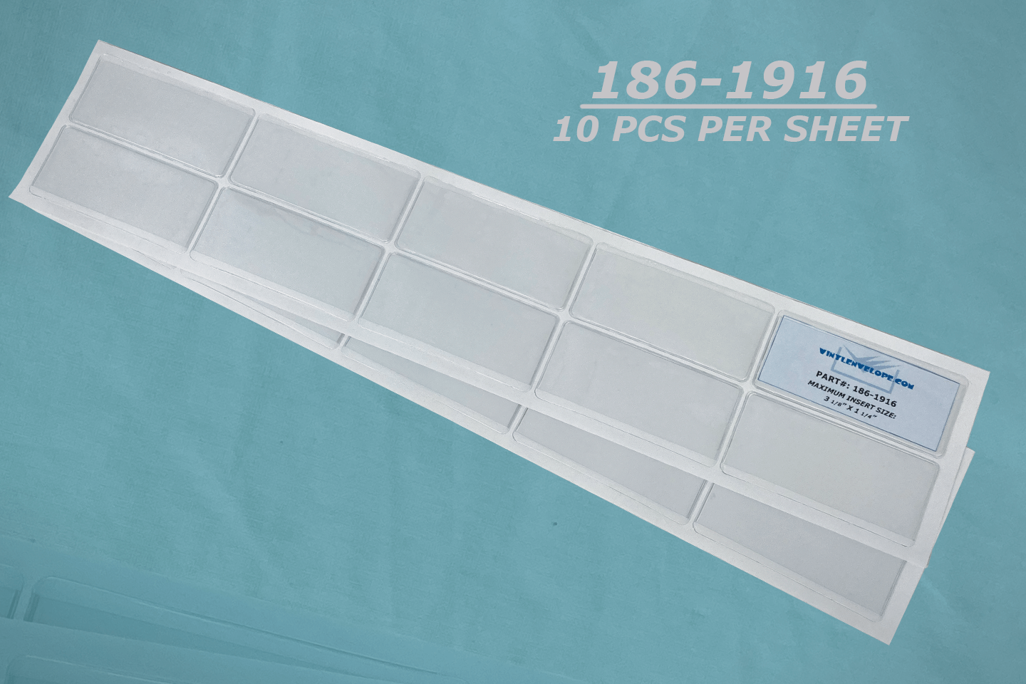 3 3/8" X 1 1/2" Adhesive Pouch