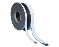 1/16" x 1" x 100' flexible magnetic tape