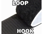 Adhesive-backed hook & loop tape