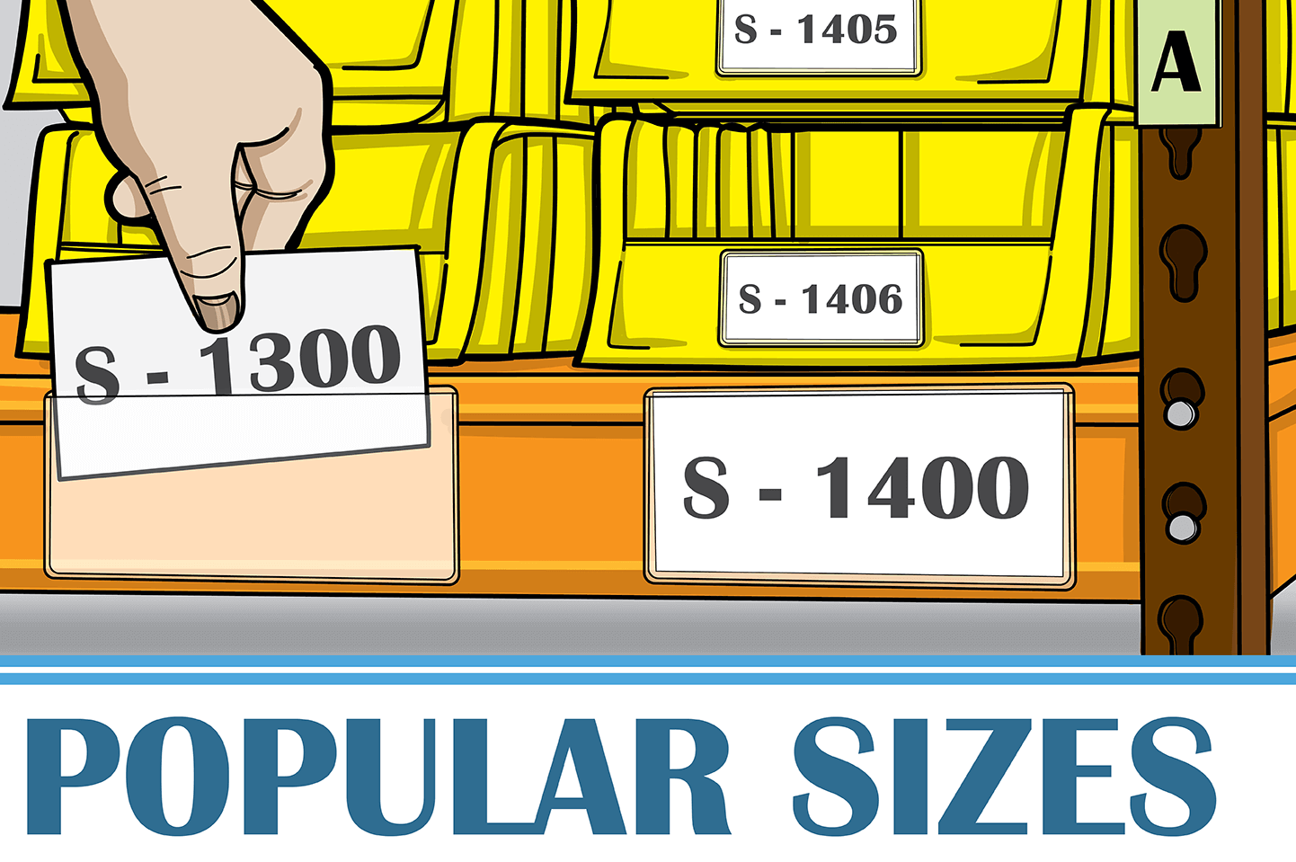 Press-On Envelopes Popular Sizes
